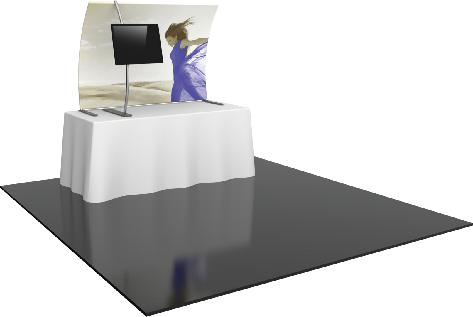 Formulate Master Tabletop TT3 Fabric Backwall