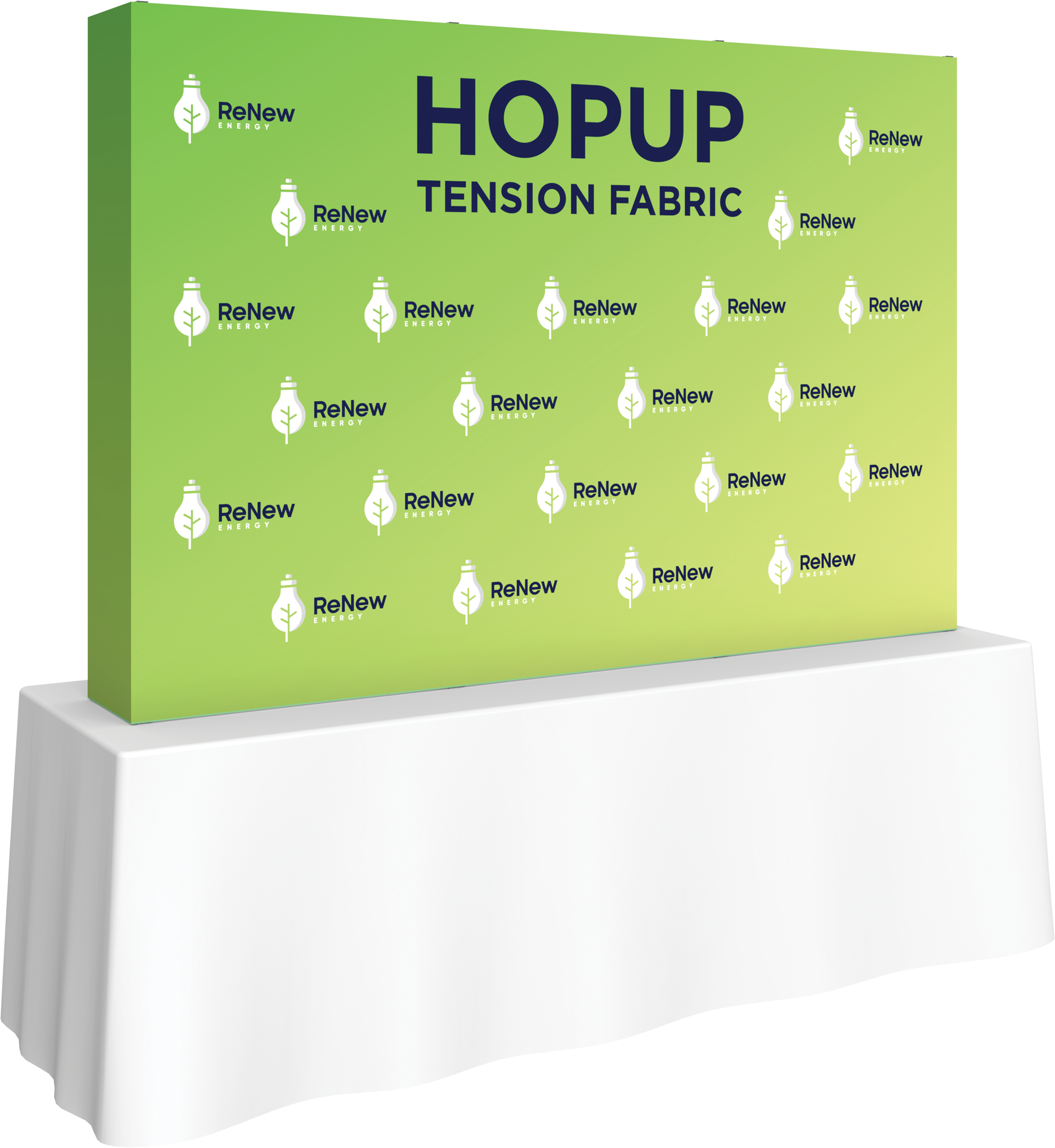 Hopup 7.5ft Straight Tabletop Tension Fabric Display