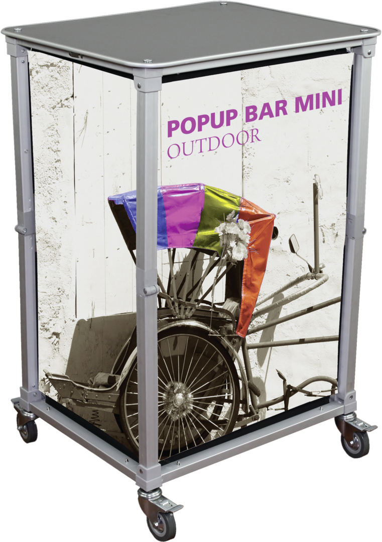 Portable Popup Bar Mini - Grey