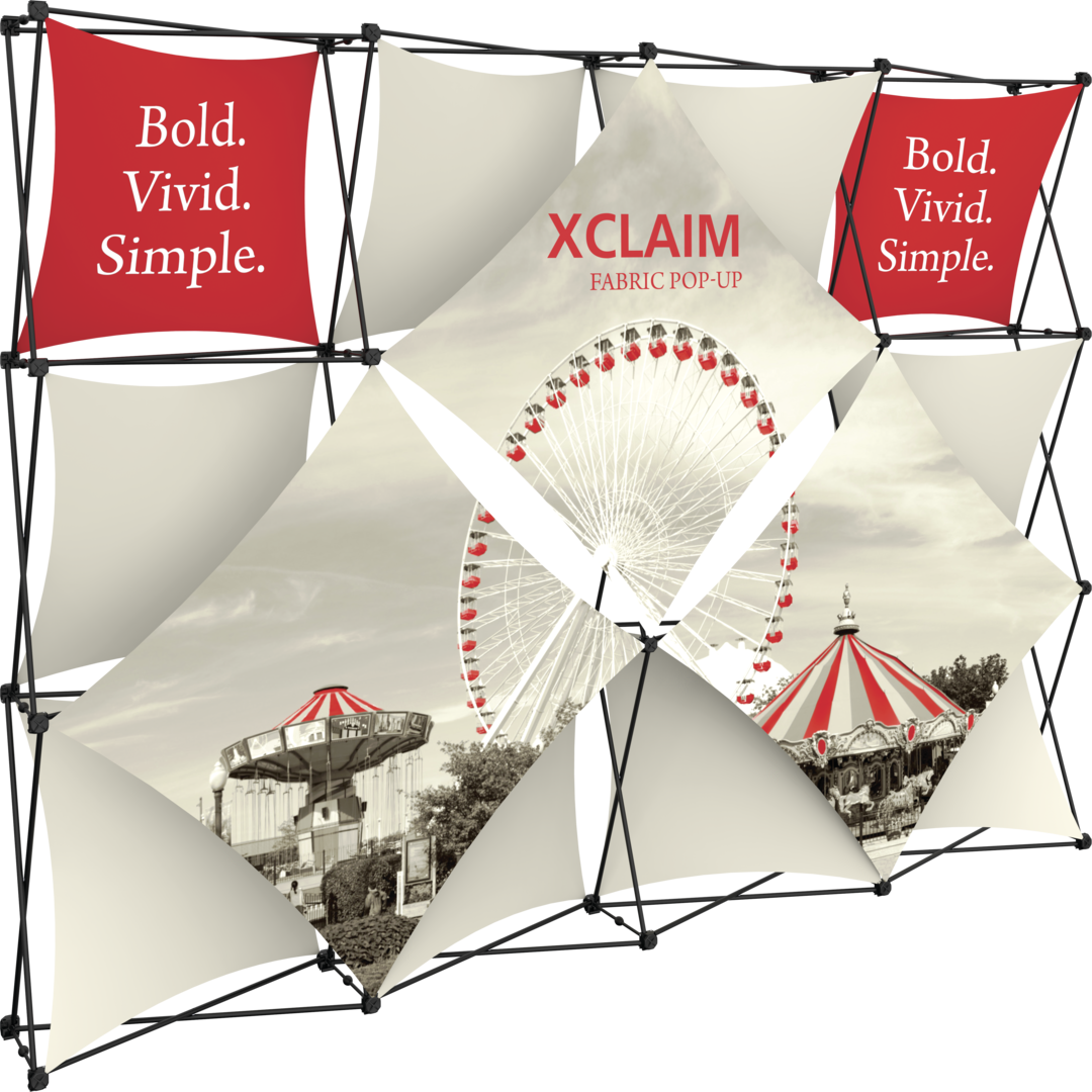 Xclaim 10ft Fabric Popup Display Kit 05
